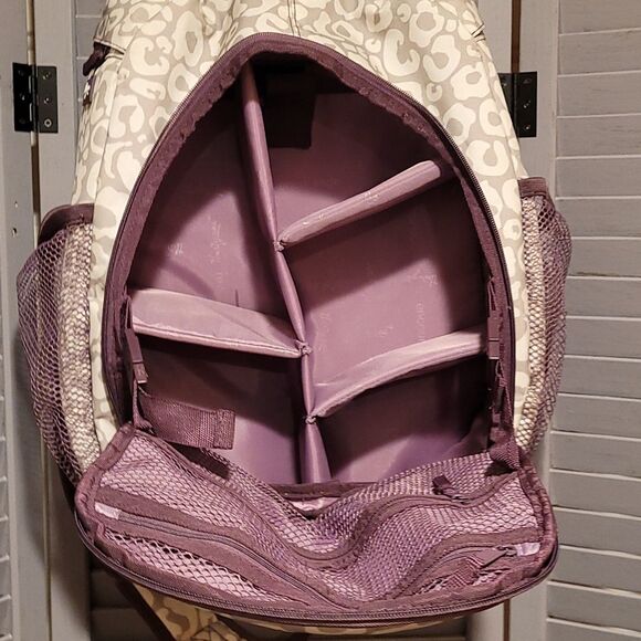 Thirty-One Camera/ Diaper Bag Animal Print Sling Backpack with Embroidered 'S' - Picture 4 of 12